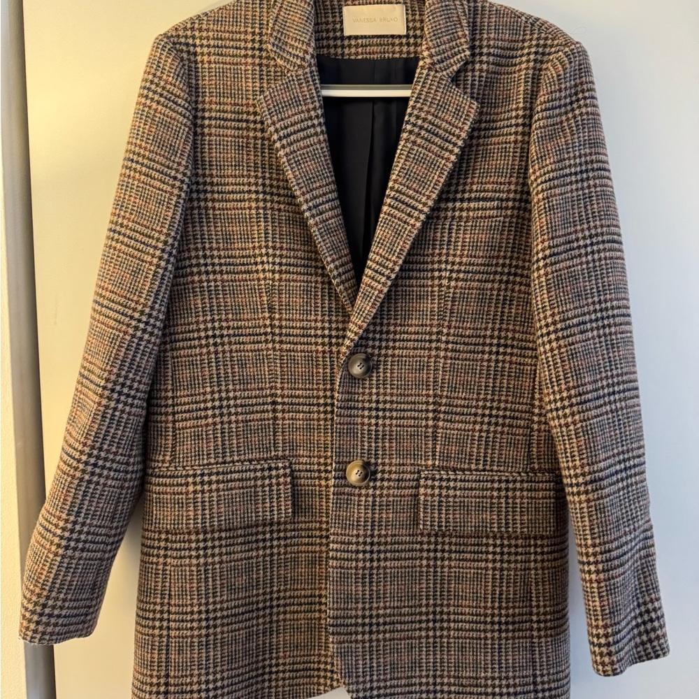 Classic Plaid Blazer